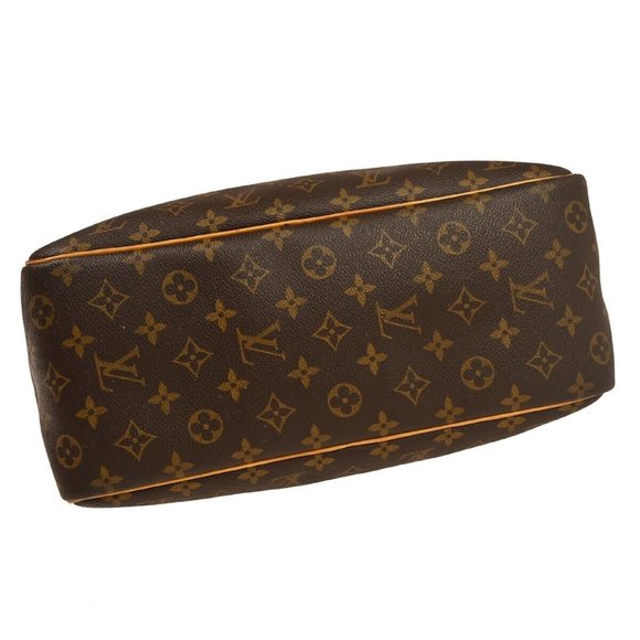 LOUIS VUITTON LV Logo Deauville Hand Bag Monogram Leather Brown M47270 86GA444 - Picture 2 of 16
